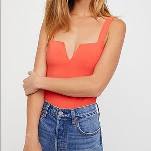 Free People || Pippa V Wire Bodysuit